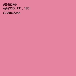 #E683A0 - Carissma Color Image