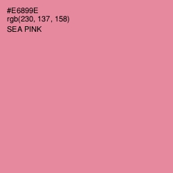 #E6899E - Sea Pink Color Image