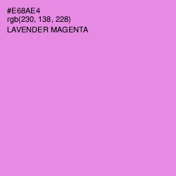 #E68AE4 - Lavender Magenta Color Image