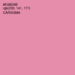 #E68DAB - Carissma Color Image