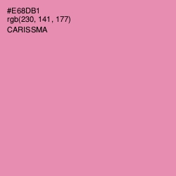 #E68DB1 - Carissma Color Image