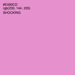 #E690CD - Shocking Color Image