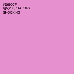 #E690CF - Shocking Color Image