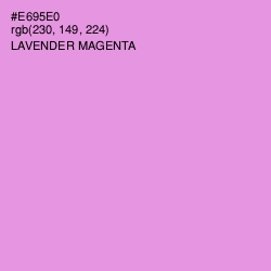 #E695E0 - Lavender Magenta Color Image