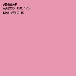 #E696AF - Mauvelous Color Image