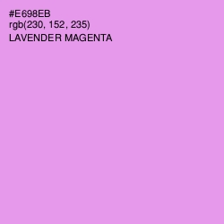 #E698EB - Lavender Magenta Color Image