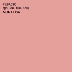 #E6A09C - Mona Lisa Color Image