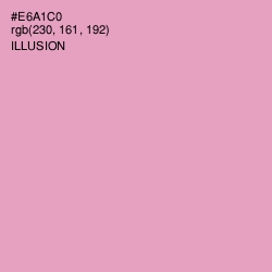 #E6A1C0 - Illusion Color Image