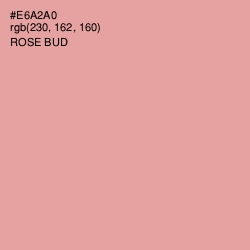 #E6A2A0 - Rose Bud Color Image