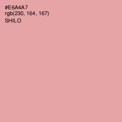 #E6A4A7 - Shilo Color Image