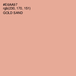 #E6AA97 - Gold Sand Color Image