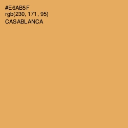 #E6AB5F - Casablanca Color Image
