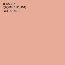 #E6AC97 - Gold Sand Color Image