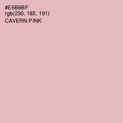 #E6B9BF - Cavern Pink Color Image