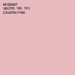 #E6BABF - Cavern Pink Color Image