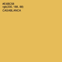 #E6BC58 - Casablanca Color Image
