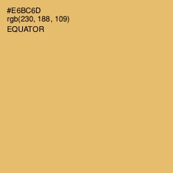 #E6BC6D - Equator Color Image