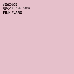 #E6C0CB - Pink Flare Color Image