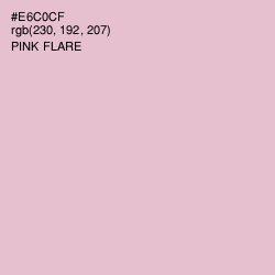 #E6C0CF - Pink Flare Color Image