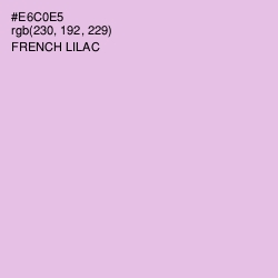 #E6C0E5 - French Lilac Color Image
