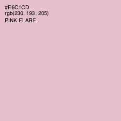 #E6C1CD - Pink Flare Color Image