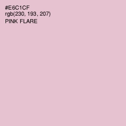 #E6C1CF - Pink Flare Color Image