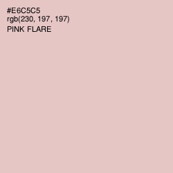 #E6C5C5 - Pink Flare Color Image