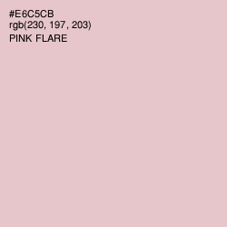 #E6C5CB - Pink Flare Color Image