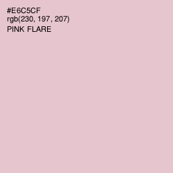 #E6C5CF - Pink Flare Color Image