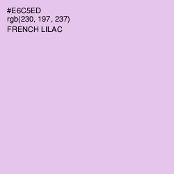 #E6C5ED - French Lilac Color Image