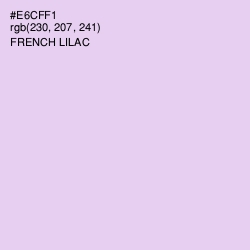 #E6CFF1 - French Lilac Color Image