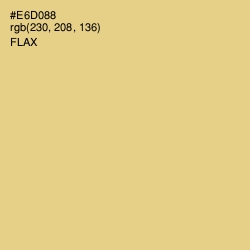 #E6D088 - Flax Color Image