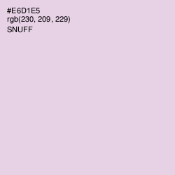 #E6D1E5 - Snuff Color Image