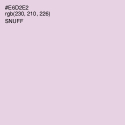 #E6D2E2 - Snuff Color Image