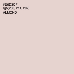 #E6D3CF - Almond Color Image