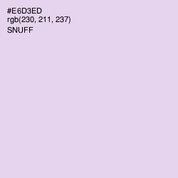 #E6D3ED - Snuff Color Image