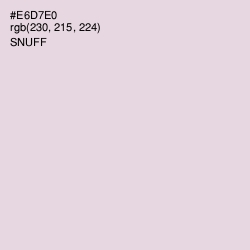 #E6D7E0 - Snuff Color Image