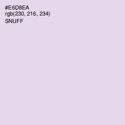 #E6D8EA - Snuff Color Image