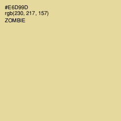 #E6D99D - Zombie Color Image