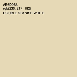 #E6D9B6 - Double Spanish White Color Image