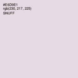 #E6D9E1 - Snuff Color Image