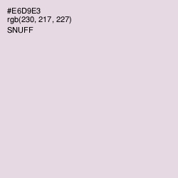 #E6D9E3 - Snuff Color Image