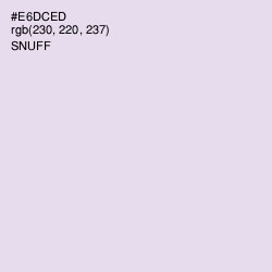 #E6DCED - Snuff Color Image