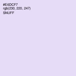 #E6DCF7 - Snuff Color Image