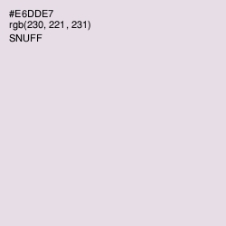 #E6DDE7 - Snuff Color Image