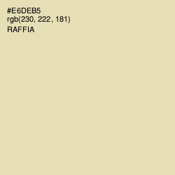 #E6DEB5 - Raffia Color Image
