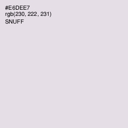 #E6DEE7 - Snuff Color Image