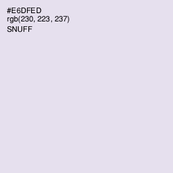 #E6DFED - Snuff Color Image