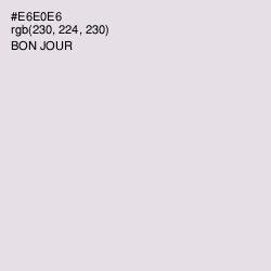#E6E0E6 - Bon Jour Color Image