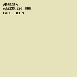 #E6E2BA - Fall Green Color Image